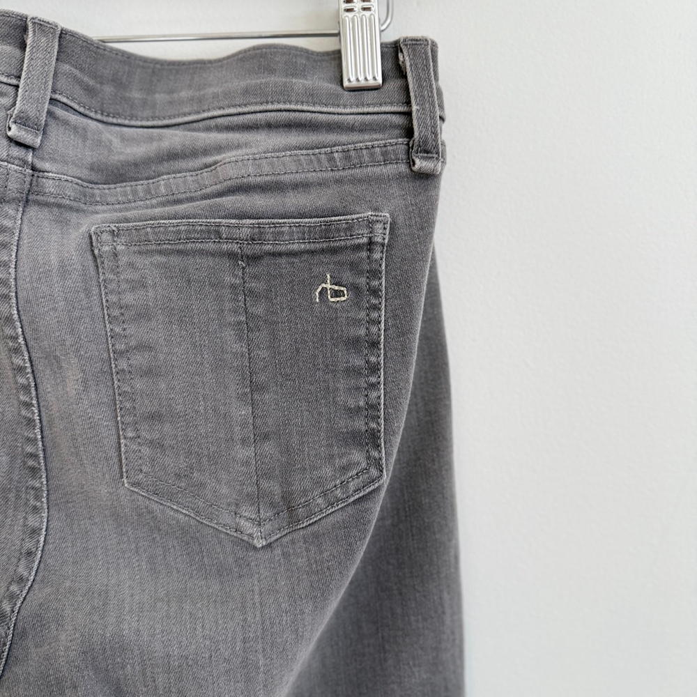Rag & Bone Jean Skinny Buxton Grey Wash Women's Size 27 Stretch Denim Jeans - Picture 5 of 11